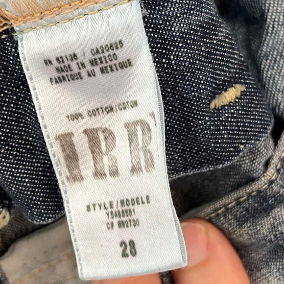 Vintage Guess Denim Maxi Skirt Size 28 Embroidery Floral Pockets Y2K Western - Picture 9 of 14